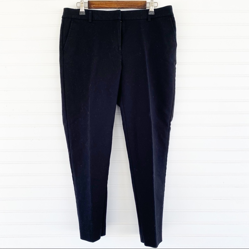 Jones New York Dress Pants Size 8 Black Stretch Straight Leg Trousers